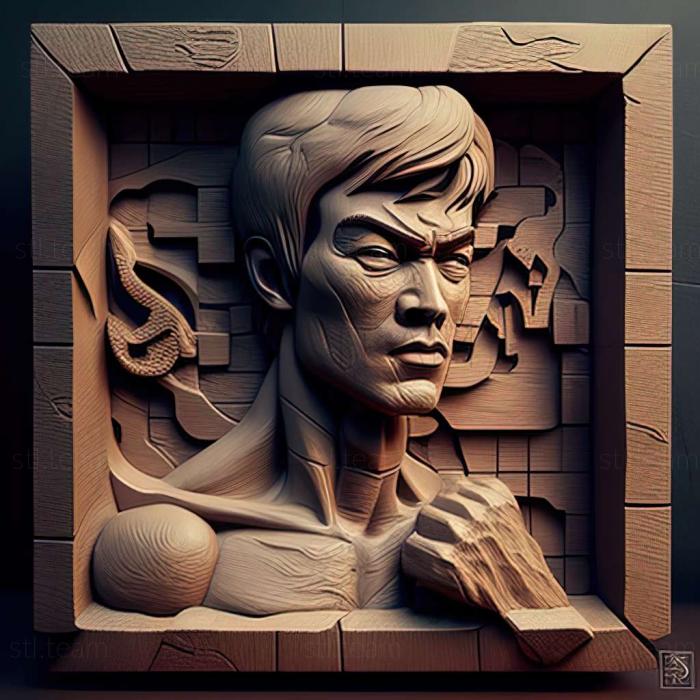 3D model Dragon The Bruce Lee Story game (STL)